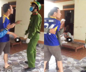 Tụ tập uống rượu giữa mùa dịch, nam thanh niên còn thách thức, lăng mạ lực lượng công an