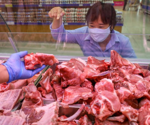 Giá thịt heo siêu thị giảm