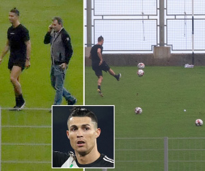 Ronaldo 'trốn' cách ly ra sân tập luyện, bị chính quyền Bồ Đào Nha cảnh báo