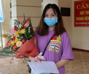 Cô gái 17 tuổi nhiễm Covid-19 đầu tiên tại Hà Tĩnh xuất viện