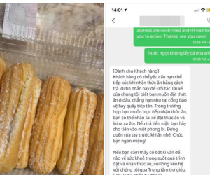 Ngỏ ý tặng anh shipper chai nước vì mùa dịch đi làm vất vả, thanh niên nhận về hộp bánh su kem ngọt đến mức dân mạng muốn 'ship' cả 2 thành cặp