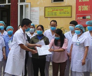 Ba bệnh nhân mắc Covid-19 của Công ty Trường Sinh được công bố khỏi bệnh