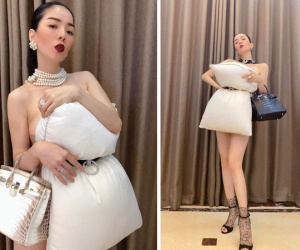 Theo trend trễ nhất nhưng Lệ Quyên khiến đàn em 'xanh mặt': Khoe một lúc 2 túi hiệu, riêng Hermes 'bạch tạng' đã ngót nghét 10 tỷ