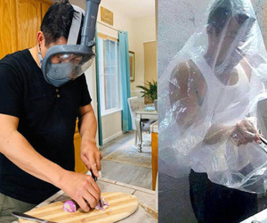 Cười ra nước mắt với hình ảnh chồng lóng ngóng vào bếp, hội chị em phán: Thấy cũng tội mà...thôi cũng kệ!