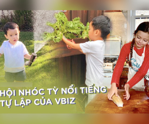 Hội nhóc tỳ Vbiz 'ngậm thìa vàng' nhưng không hề lười biếng: Tự giác làm việc nhà, nấu nướng, chăm nhất là nhà Hà Tăng