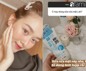 Chẳng phải sữa rửa mặt đắt đỏ, Á hậu Tường San chỉ dùng sản phẩm bình dân 190.000 VNĐ để da mịn mướt không tỳ vết