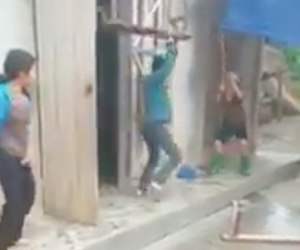 Yên Bái: Phẫn nộ 'nghịch tử' dùng ghế đánh mẹ già hơn 60 tuổi bất tỉnh, 1 người con trai khác đứng quay clip hùa theo