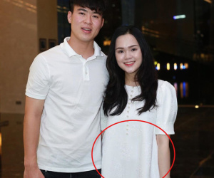 Fan nháo nhào với hình ảnh Quỳnh Anh lộ vòng eo khác thường, mặt tròn xoe sau 3 tháng đám cưới