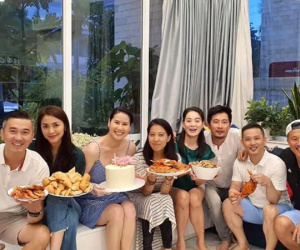 Hội bạn thân đình đám họp mặt trong ngày sinh nhật của Thân Thúy Hà, 10 năm rồi vẫn chưa 1 lần phai nhạt