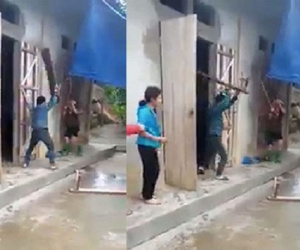Người con cầm ghế đánh mẹ già, người đứng quay clip đối diện những khung hình phạt nào?