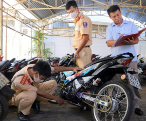 35 môtô phân khối lớn bị tạm giữ khi 'phượt' Đà Lạt