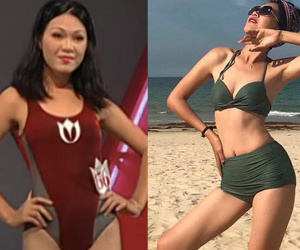 Sắc vóc thời thi Hoa hậu Việt Nam của 'Nữ hoàng cảnh nóng' Đinh Y Nhung