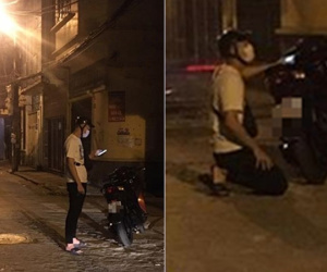 Chàng trai đi xe SH quỳ gối trước nhà bạn gái từ sáng tới tối để xin lỗi mà vẫn thất bại