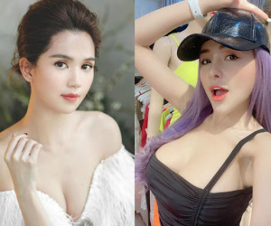 Giữa lúc Ngân 98 công kích, Ngọc Trinh đã có những hành động tinh tế và phát ngôn sắc sảo, thâm thuý