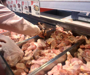 Giá thịt gà công nghiệp rẻ như rau