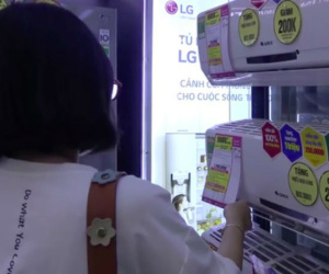 Mặt hàng điện lạnh khuyến mại rất sâu trước mùa nóng nực