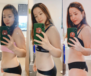 Bụng dưới săn gọn, cân nặng giảm 3,3kg sau 14 ngày detox cơ thể với sinh tố xanh