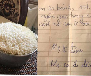 Dở khóc dở cười với nồi cơm 'đầy đặn' con gái cắm, nhưng đọc mẩu giấy để lại mới càng gây chú ý