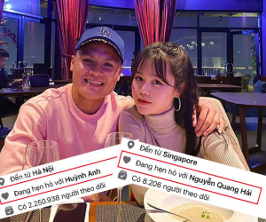 Hậu đăng ảnh tình tứ, Quang Hải và Huỳnh Anh đồng loạt 'khẳng định chủ quyền' bằng động thái này trên Facebook
