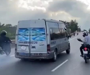 Triệu tập nhóm 'phượt thủ' tấn công xe khách trên QL20