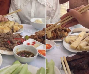 Đăng mâm cỗ cưới Tây Bắc, cô gái khiến dân mạng tranh cãi kịch liệt, người khen đặc sản, kẻ chê đạm bạc