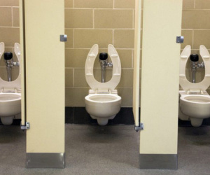 Tại sao bệ ngồi bồn cầu trong các toilet công cộng lại có hình chữ U?