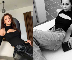 Cũng diện đồ 'hư hư' như Chi Pu nhưng Phí Phương Anh còn đột phá hơn nữa vì tạo dáng quá ư táo bạo
