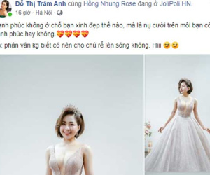 Chưa kịp cho chú rể 'lên sóng', Trâm Anh đã nhận về cả rổ 'câu hỏi nhạy cảm' dưới chùm ảnh cưới