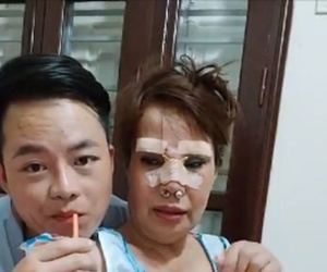 'Cô dâu 62 tuổi' chơi lớn chi 50 triệu đồng nâng mũi, sửa lông mày để tân trang nhan sắc