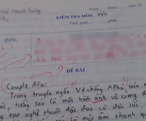 Dân mạng sốt xình xịch với màn 'phản dame' cực bá đạo từ cô giáo Ngữ văn khi học trò nghịch ngợm ghi cả tiếng Anh vào bài kiểm tra