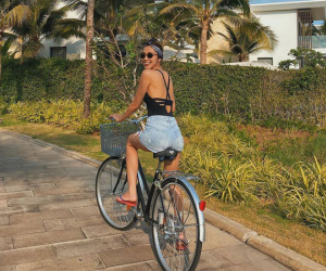 Tăng Thanh Hà mặc áo khoe lưng trần, body săn chắc và làn da rám nắng gợi cảm đến ngỡ ngàng