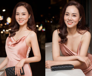 Bạn gái kém 15 tuổi của NSND Công Lý khoe vai trần gợi cảm