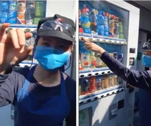 Dạy cách 'mua nước không cần trả tiền' tại cây bán hàng tự động ở Nhật, cô gái trẻ nhận về cả tá 'gạch đá' của cư dân mạng