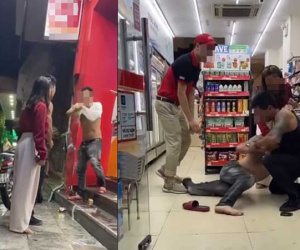 Thanh niên sàm sỡ gái xinh đang đang đi cùng bạn trai, còn lớn tiếng 'mày biết bố mày là ai không?' và cái kết khiến nhiều người hả hê