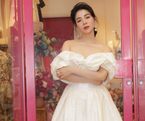 Lệ Quyên khoe nhan sắc lộng lẫy, quyến rũ với đầm trễ vai