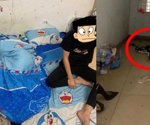 Hàng xóm sửa nhà ồn không chịu được, thanh niên bất ngờ chạy qua phòng người yêu rồi 'điếng người' với hình ảnh nhạy cảm bên trong