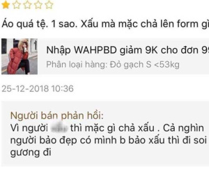Đánh giá shop 1 sao vì chất lượng áo tồi tệ, cô gái trẻ 'đứng hình' khi nghe shop phản hồi