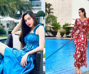 Nhan sắc rạng rỡ của Hồ Ngọc Hà khi mang thai đôi ở tuổi 36