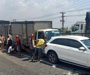 11 ô tô đâm liên hoàn, nhiều xe bị biến dạng ở TP HCM