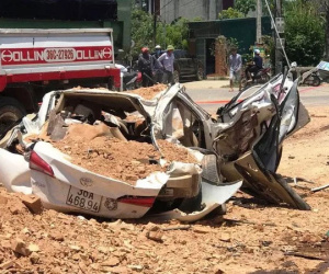 Vụ xe tải đè nát xe con khiến 3 người tử vong: Xe tải vừa hết hạn kiểm định 1 ngày