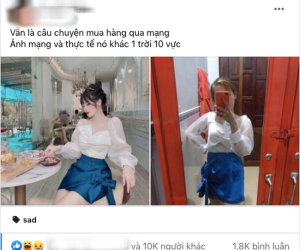 Đặt set đồ trẻ trung, 'sang chảnh', cô nàng nhận về bộ đồ mỏng tang, 'khó đỡ', bất ngờ hơn cả là lý do dân mạng chỉ ra