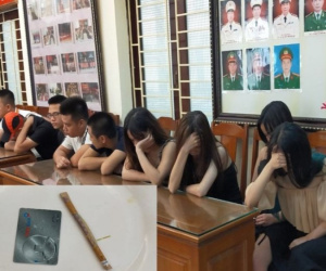 Bắt quả tang 14 nam nữ cùng nhau "bay lắc" tại phòng karaoke để mừng sinh nhật