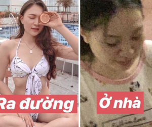 Gái xinh khoe ảnh ra đường - ở nhà khác 1 trời 1 vực, trúng phóc tim đen của hội chị em