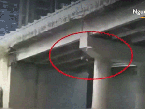 Video: Nhóm nam giới khỏe mạnh cứu sống người phụ nữ nhảy cầu tự tử
