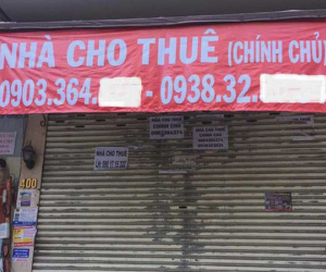 'Làn sóng' rao bán nhà mặt phố