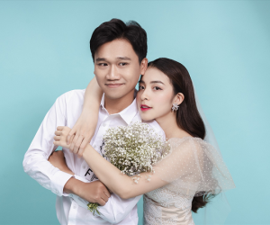 Xuân Nghị - Trần Vân tung ảnh cưới ngọt ngào, khán giả đòi phần 2 Nhà trọ Balanha
