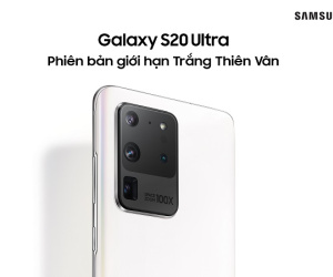 Samsung giới thiệu Galaxy S20 Ultra-Phiên bản giới hạn Trắng Thiên Vân