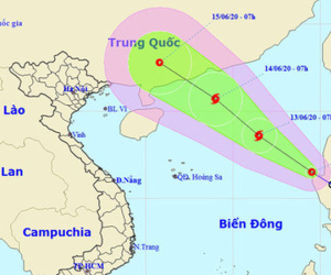 Áp thấp nhiệt đới vào Biển Đông gây gió giật cấp 11, có khả năng thành bão