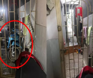 Bức xúc vì hàng xóm dụng xe chắn hết ngõ, thanh niên sang nói khó liền bị dọa thẳng mặt