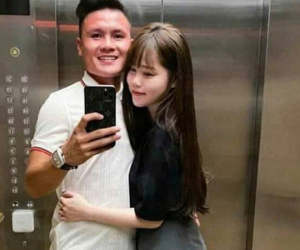 Quang Hải khoe ảnh đưa Huỳnh Anh về nhà chơi, khen người yêu khéo dỗ em bé